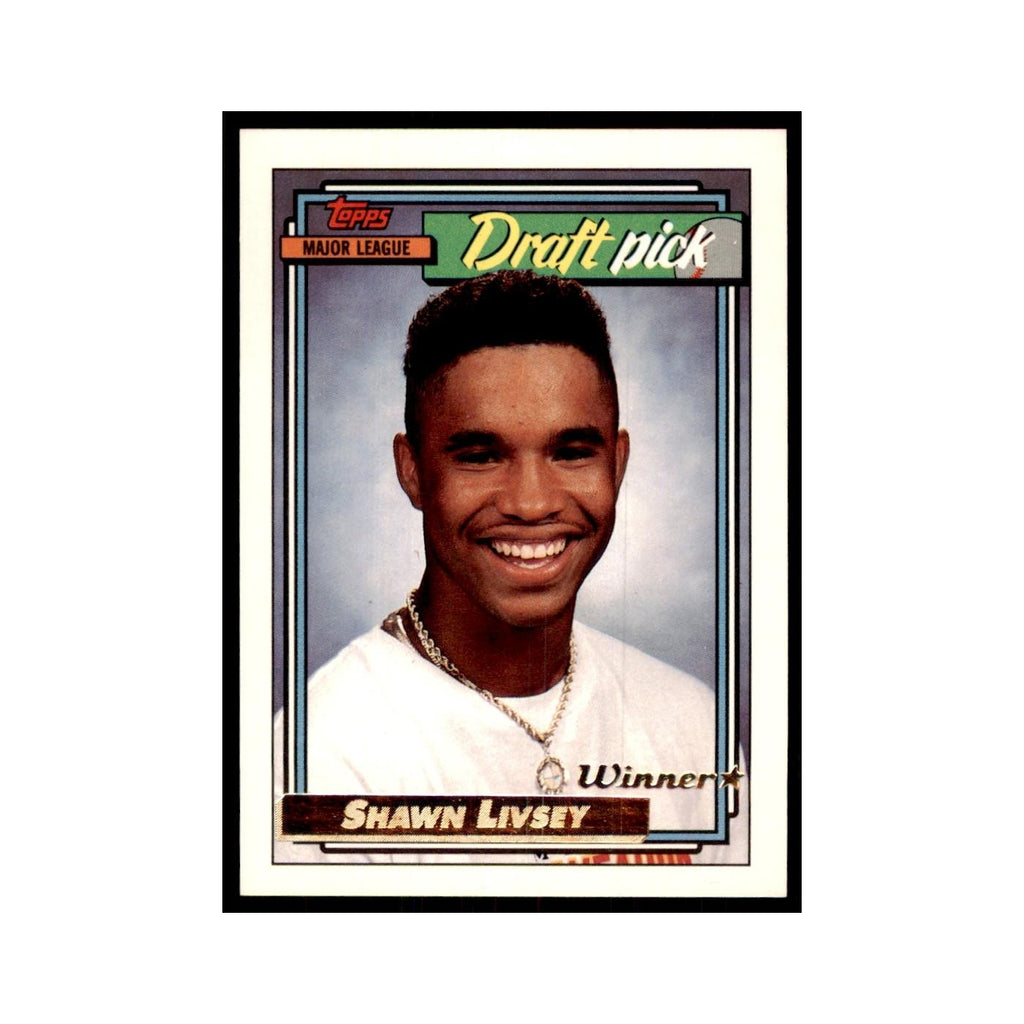 1992 Topps Gold Shawn Livsey Baseball Cards #124
