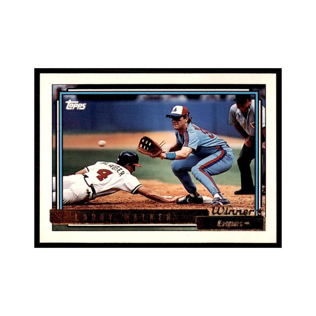 1992 Topps Gold Larry Walker Cards #531