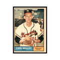 1961 Topps Carl Willey Milwaukee Braves #105