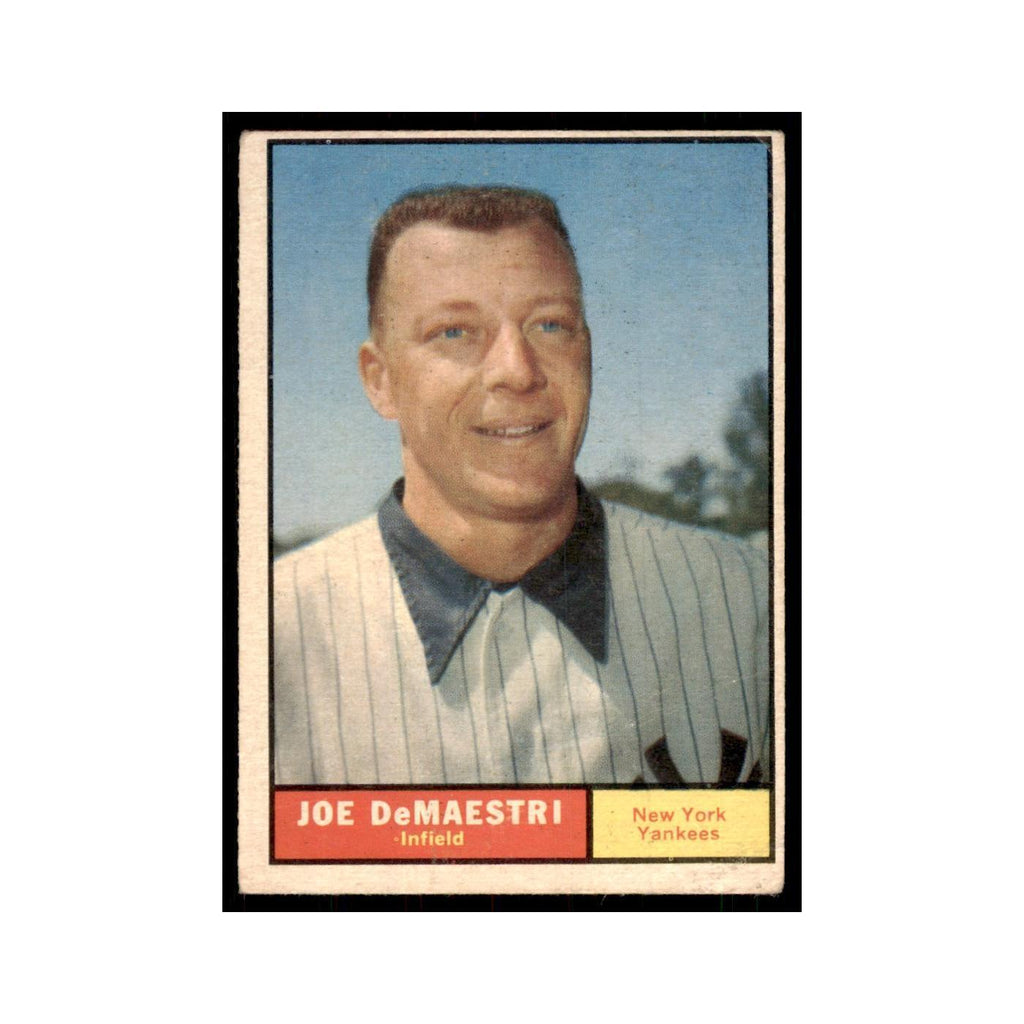 1961 Topps Joe DeMaestri Yankees #116
