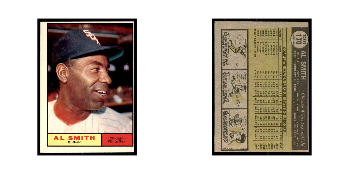 1961 Topps Al Smith White Sox #170