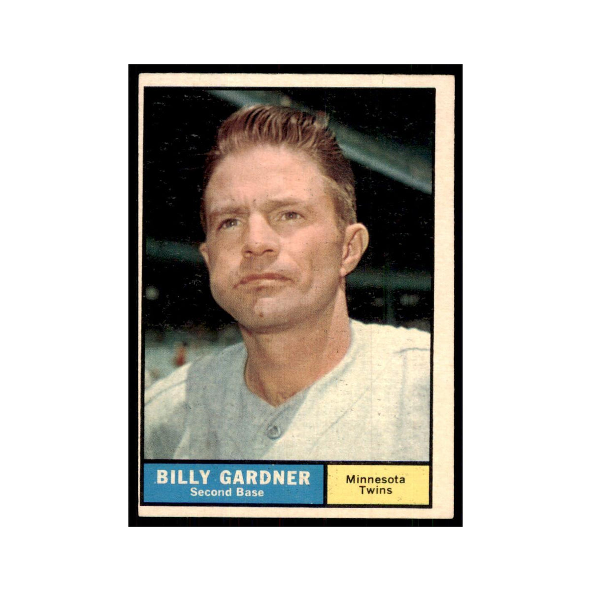 1961 Topps Billy Gardner Twins #123