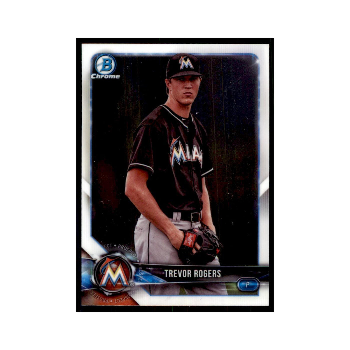 2018 Bowman Chrome Prospects Trevor Rogers Marlins #BCP148