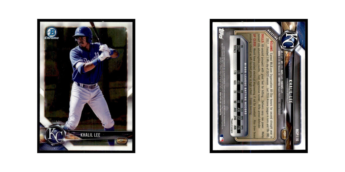 2018 Bowman Chrome Prospects Khalil Lee Royals #BCP116