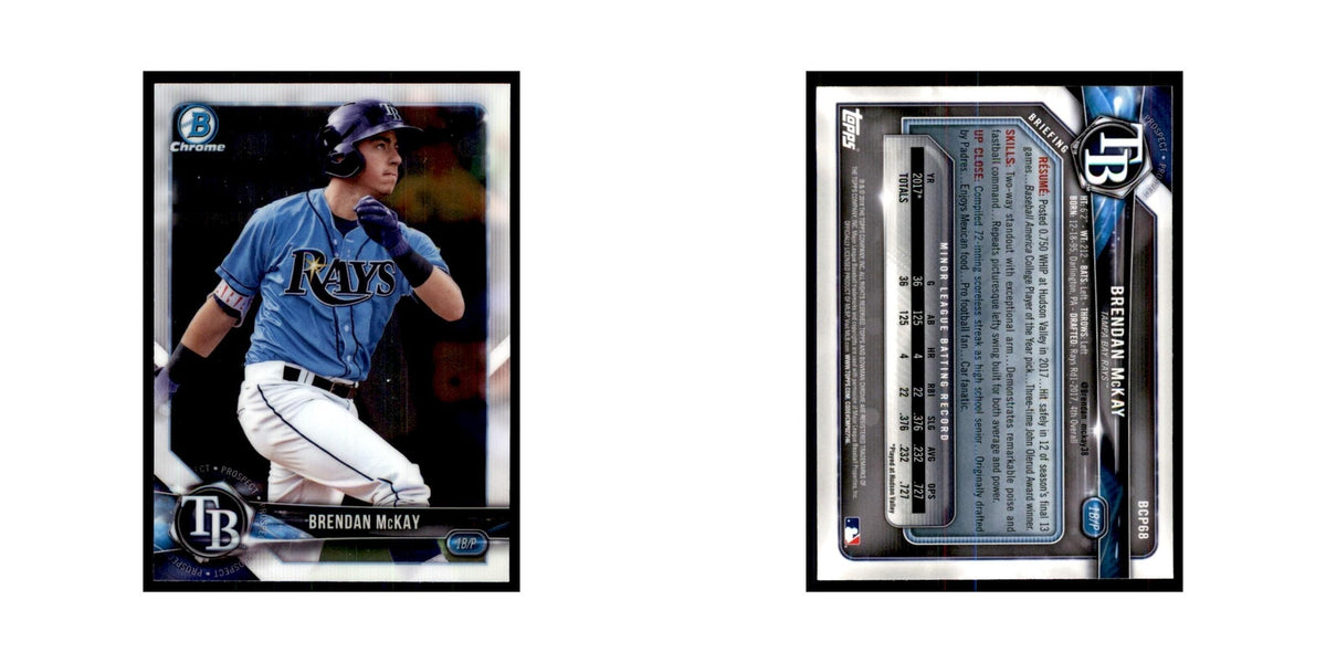 2018 Bowman Chrome Prospects Brendan McKay Rays #BCP68