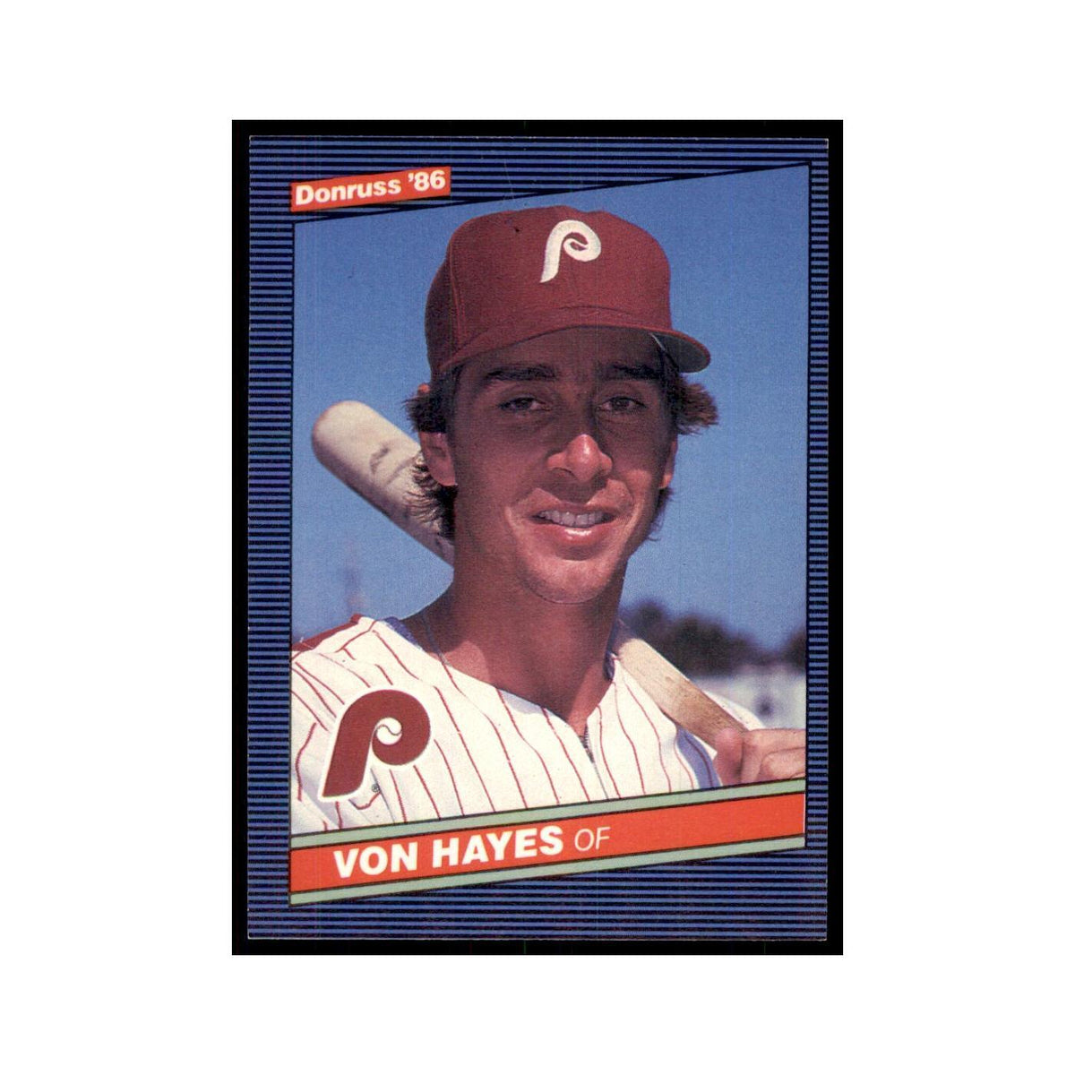 1986 Donruss Von Hayes Phillies #305