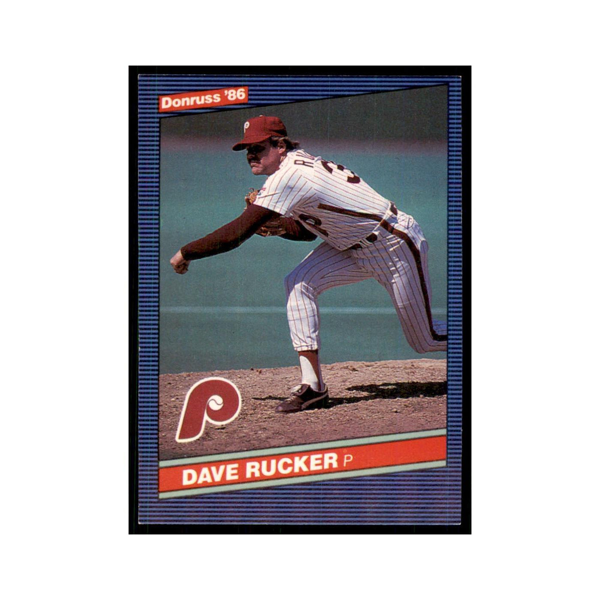 1986 Donruss Dave Rucker Phillies #448