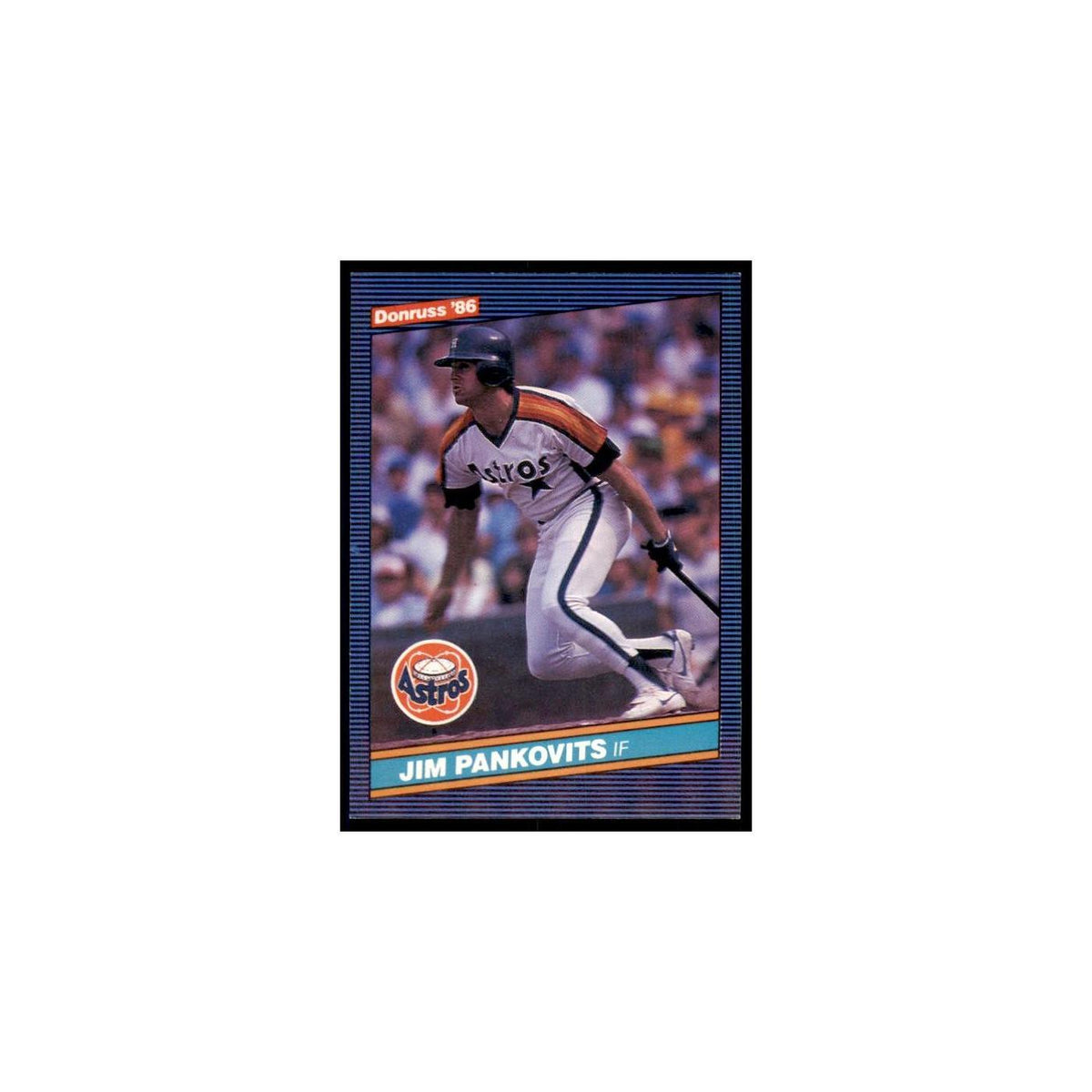 1986 Donruss Jim Pankovits Astros #450
