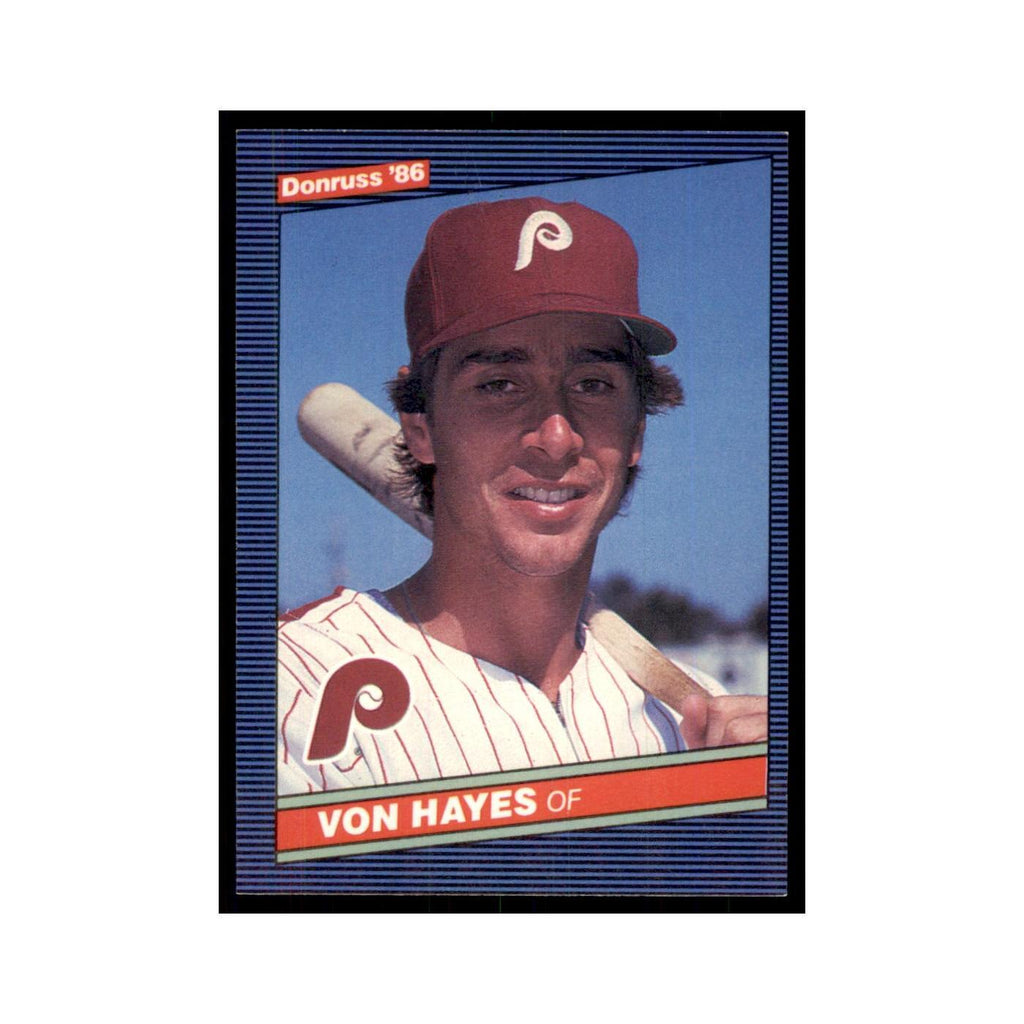 1986 Donruss Von Hayes Phillies #305
