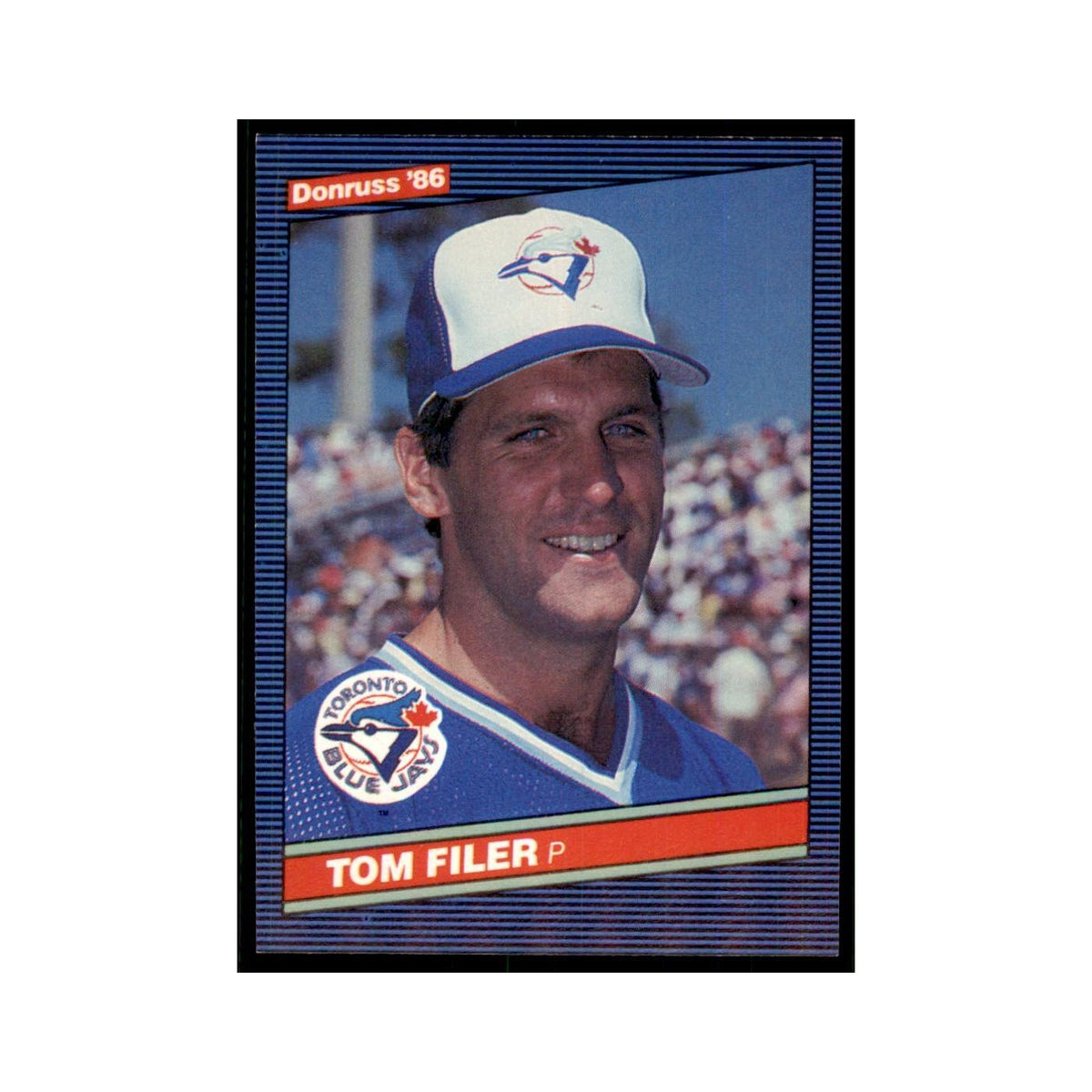 1986 Donruss Tom Filer Blue Jays #439