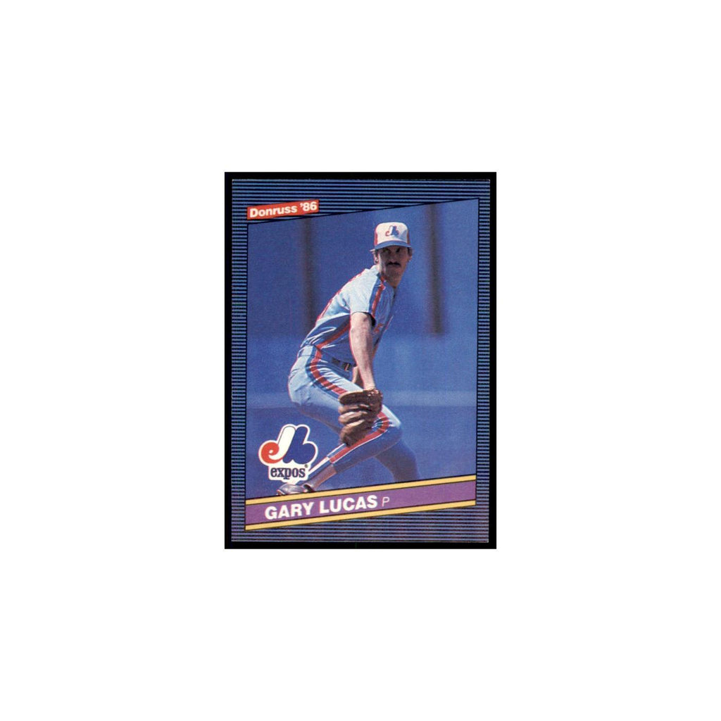 1986 Donruss Gary Lucas Montreal Expos #453