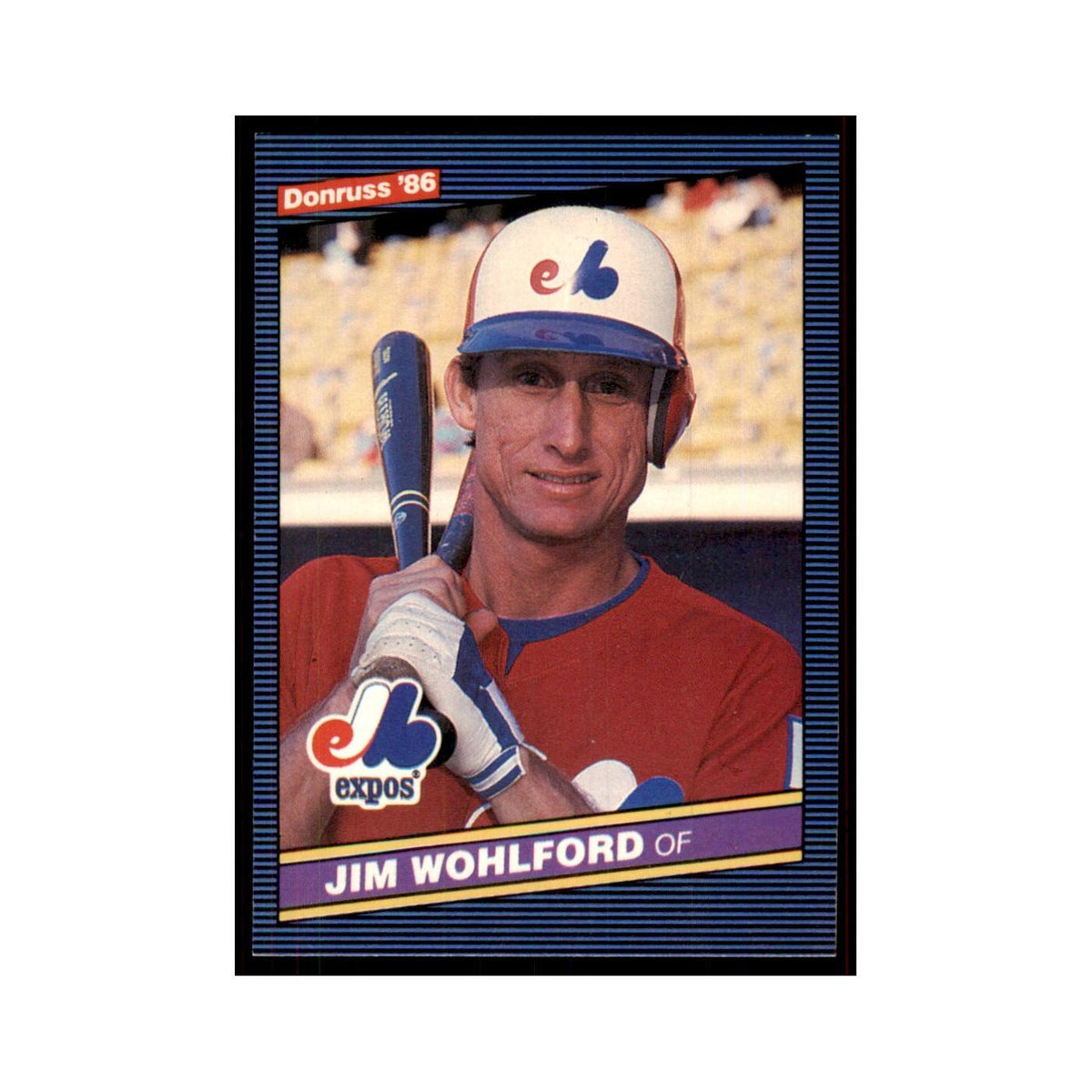 1986 Donruss Jim Wohlford Montreal Expos #157