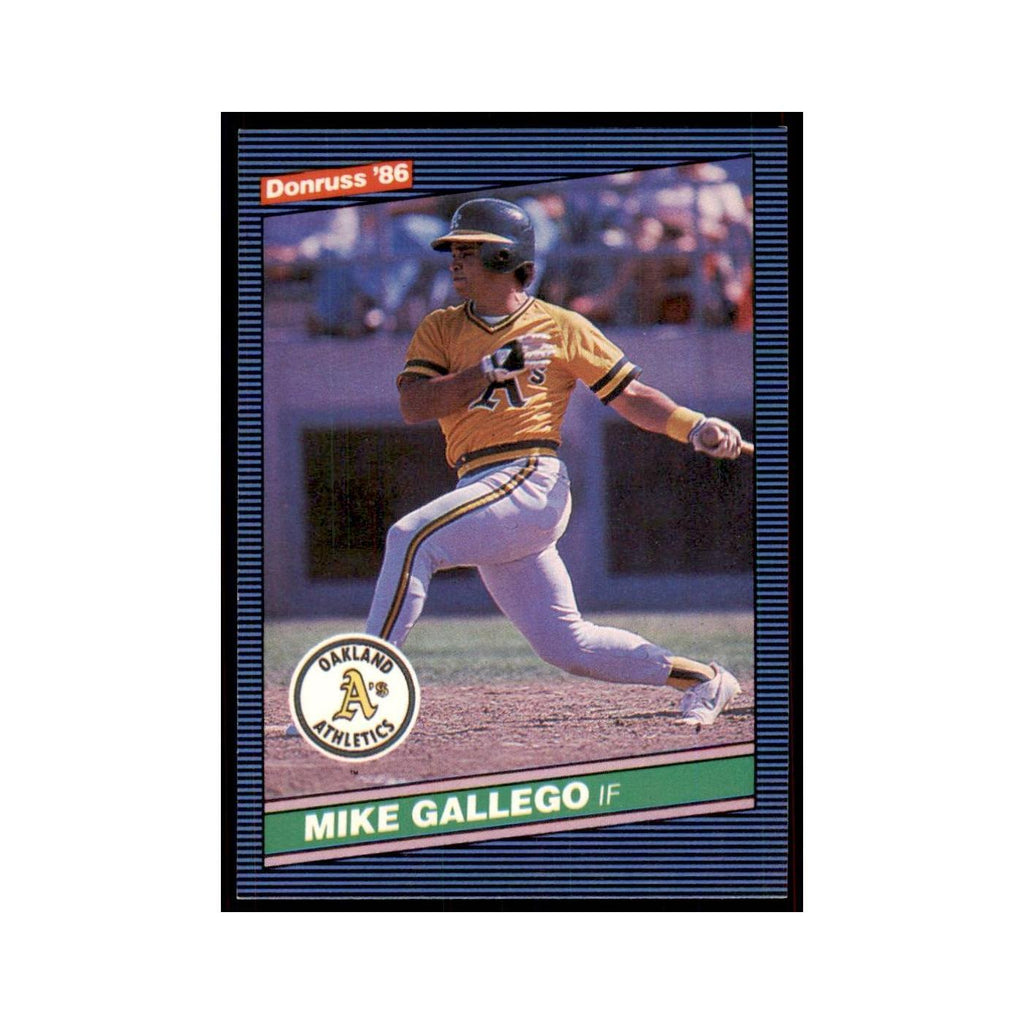 1986 Donruss Mike Gallego RC Athletics #156