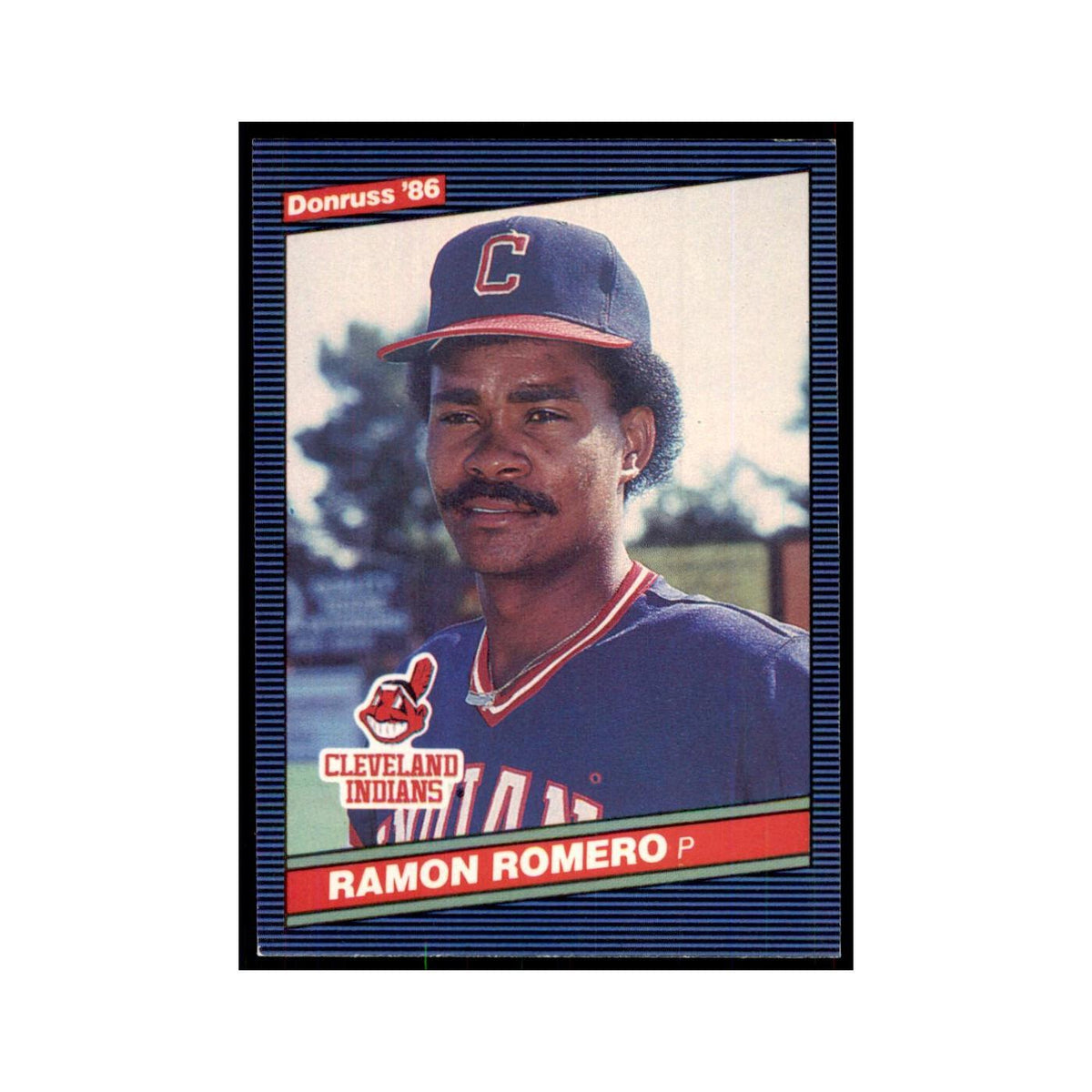 1986 Donruss Ramon Romero RC Indians #495