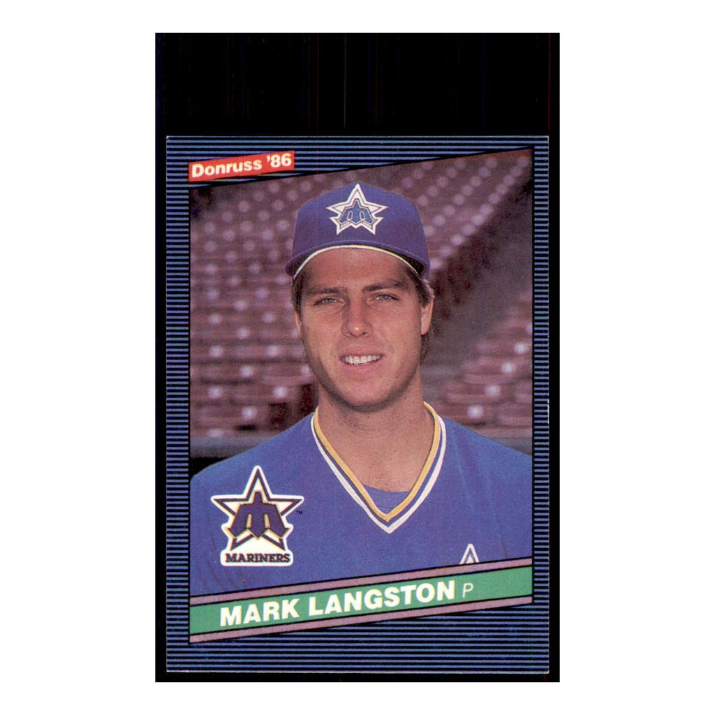 1986 Donruss Mark Langston Mariners #118