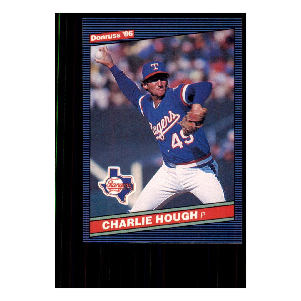 1986 Donruss Charlie Hough Rangers #342