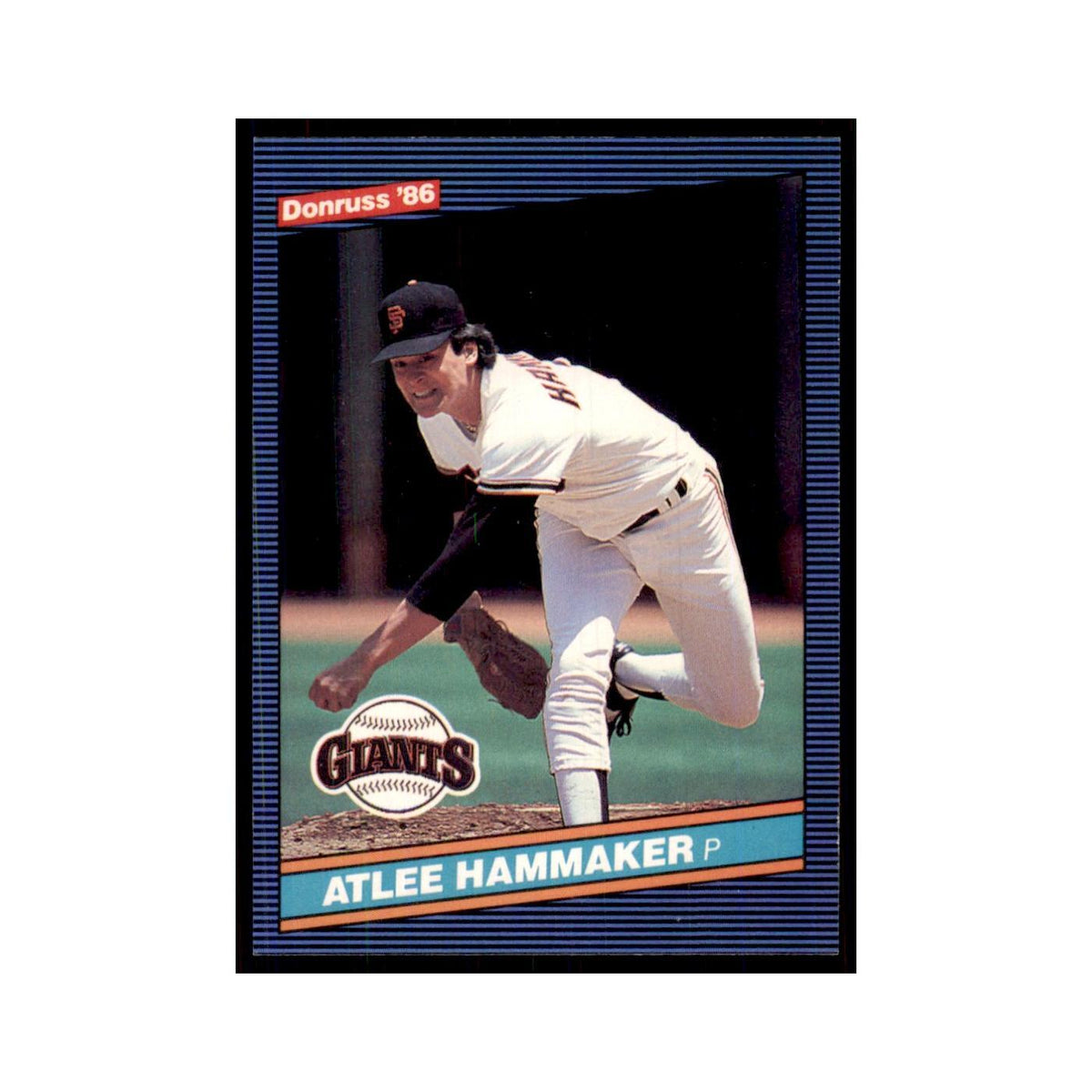 1986 Donruss Atlee Hammaker Giants #445