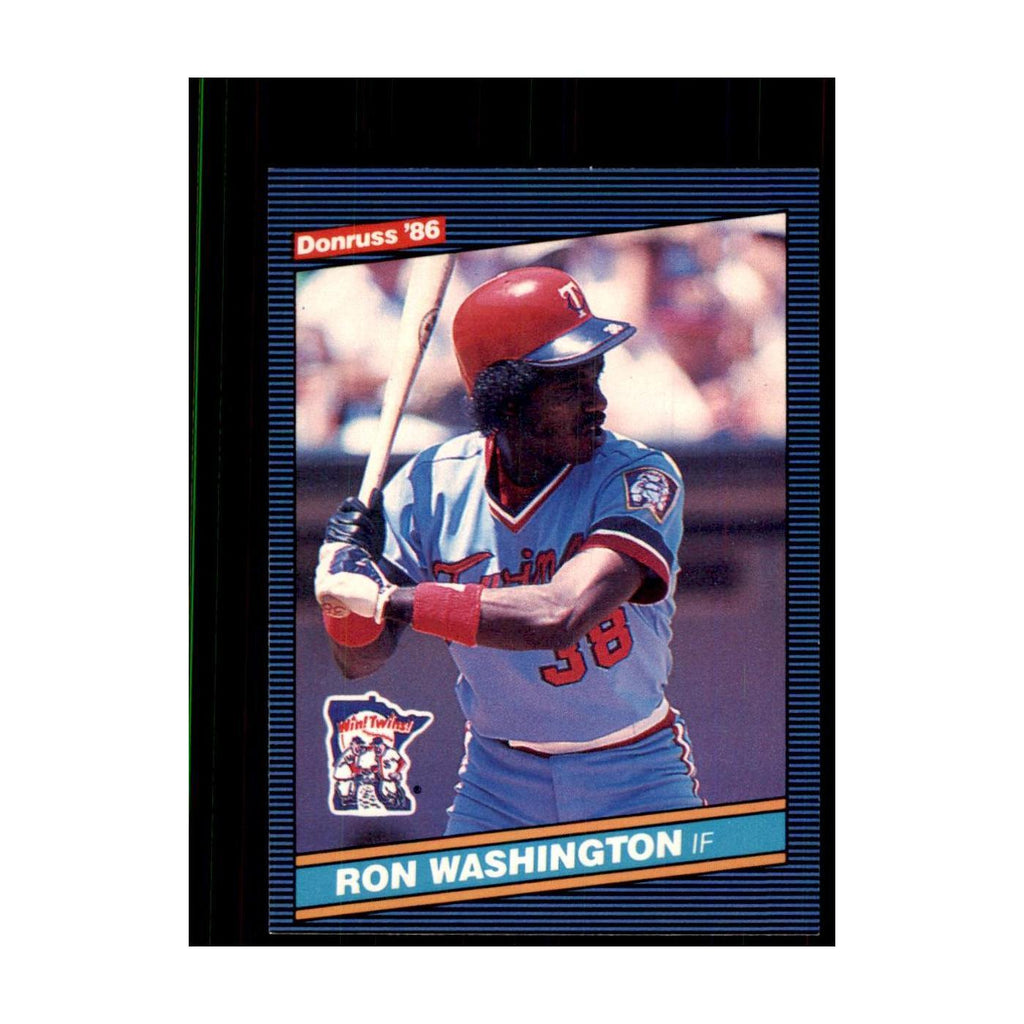 1986 Donruss Ron Washington Twins #560