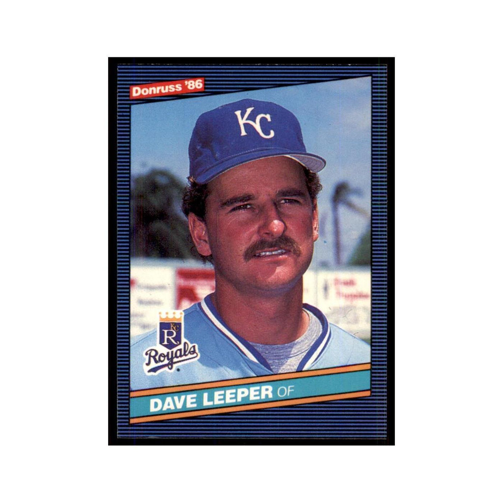 1986 Donruss Dave Leeper RC Royals #461