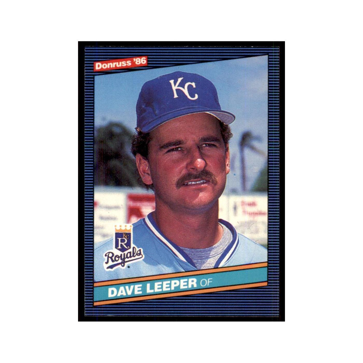 1986 Donruss Dave Leeper RC Royals #461