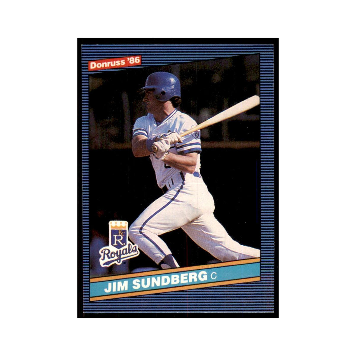 1986 Donruss Jim Sundberg Royals #277