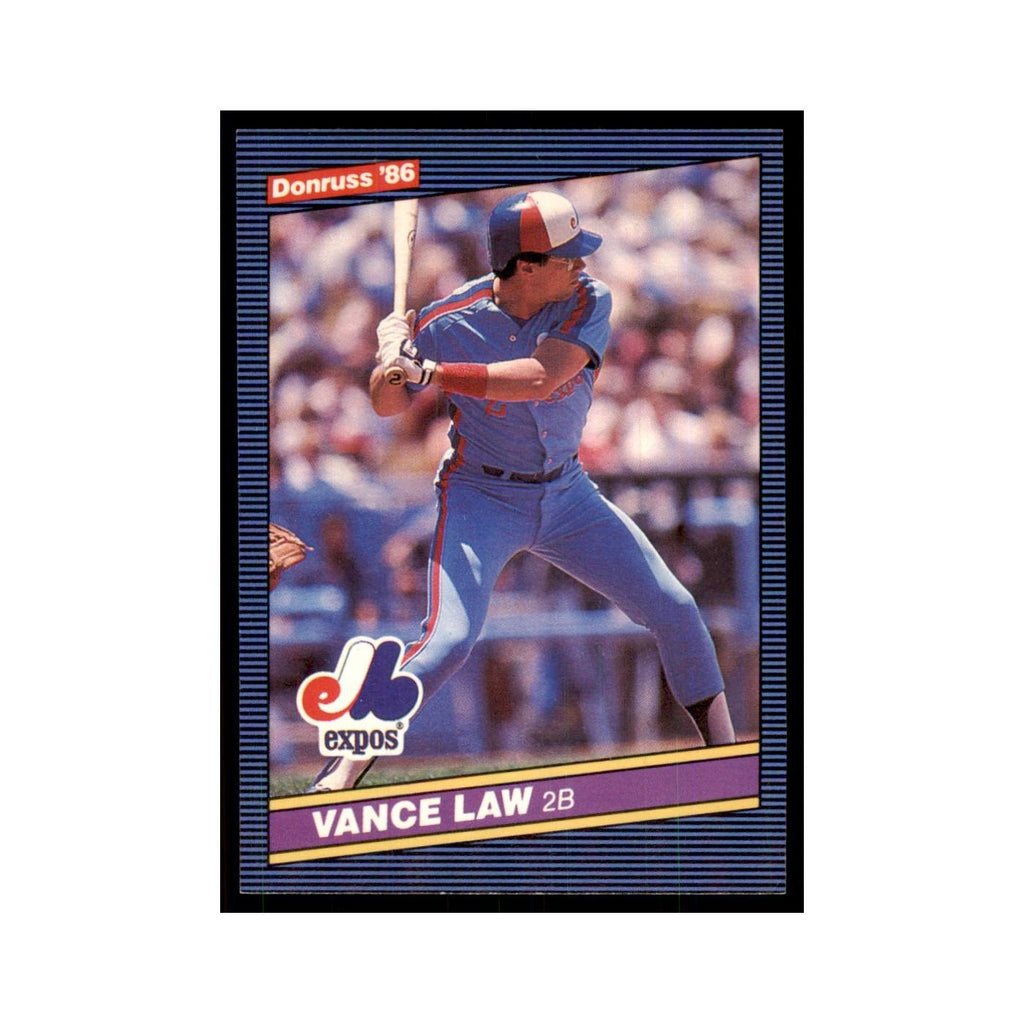 1986 Donruss Vance Law Montreal Expos #132
