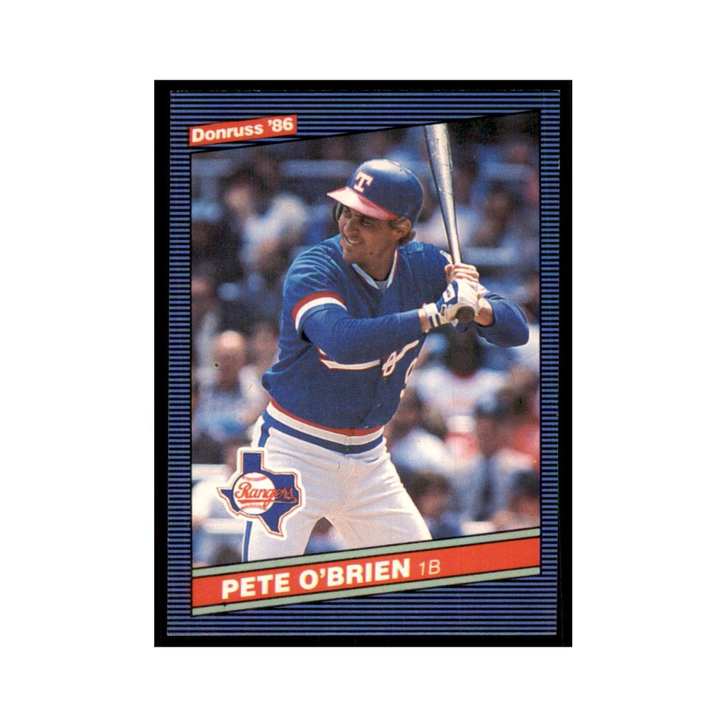 1986 Donruss Pete O'Brien Rangers #99