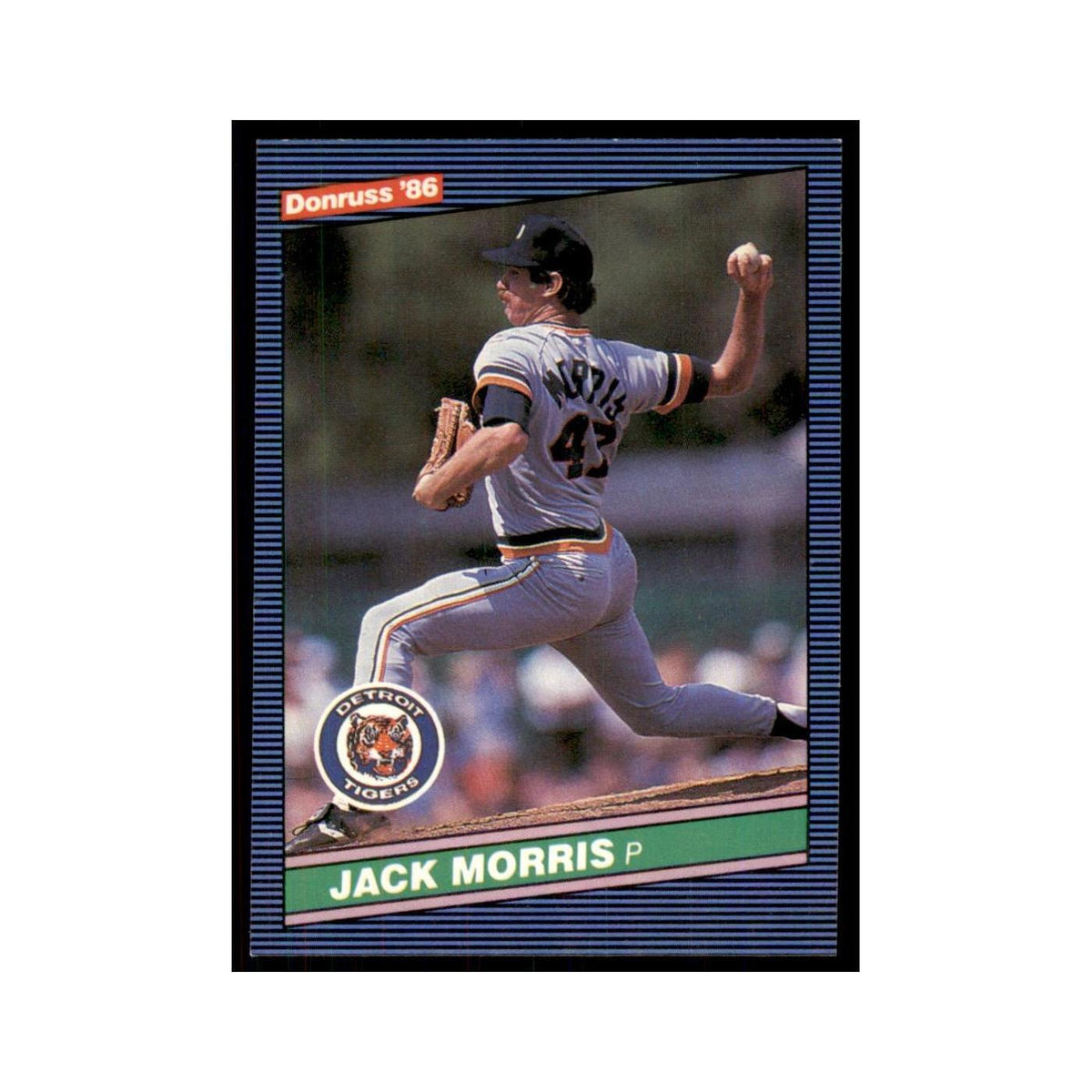 1986 Donruss Jack Morris Tigers #105