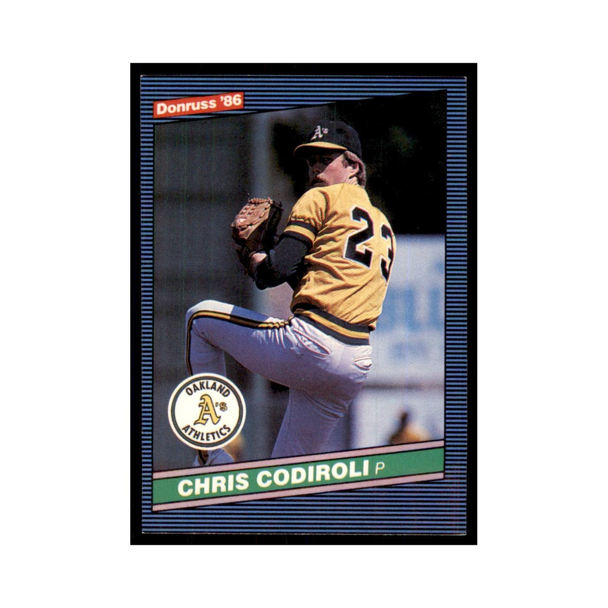 1986 Donruss Chris Codiroli Athletics #278