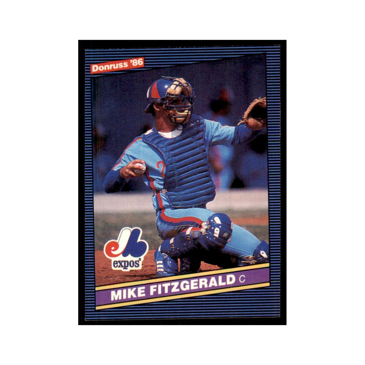 1986 Donruss Mike Fitzgerald Montreal Expos #97