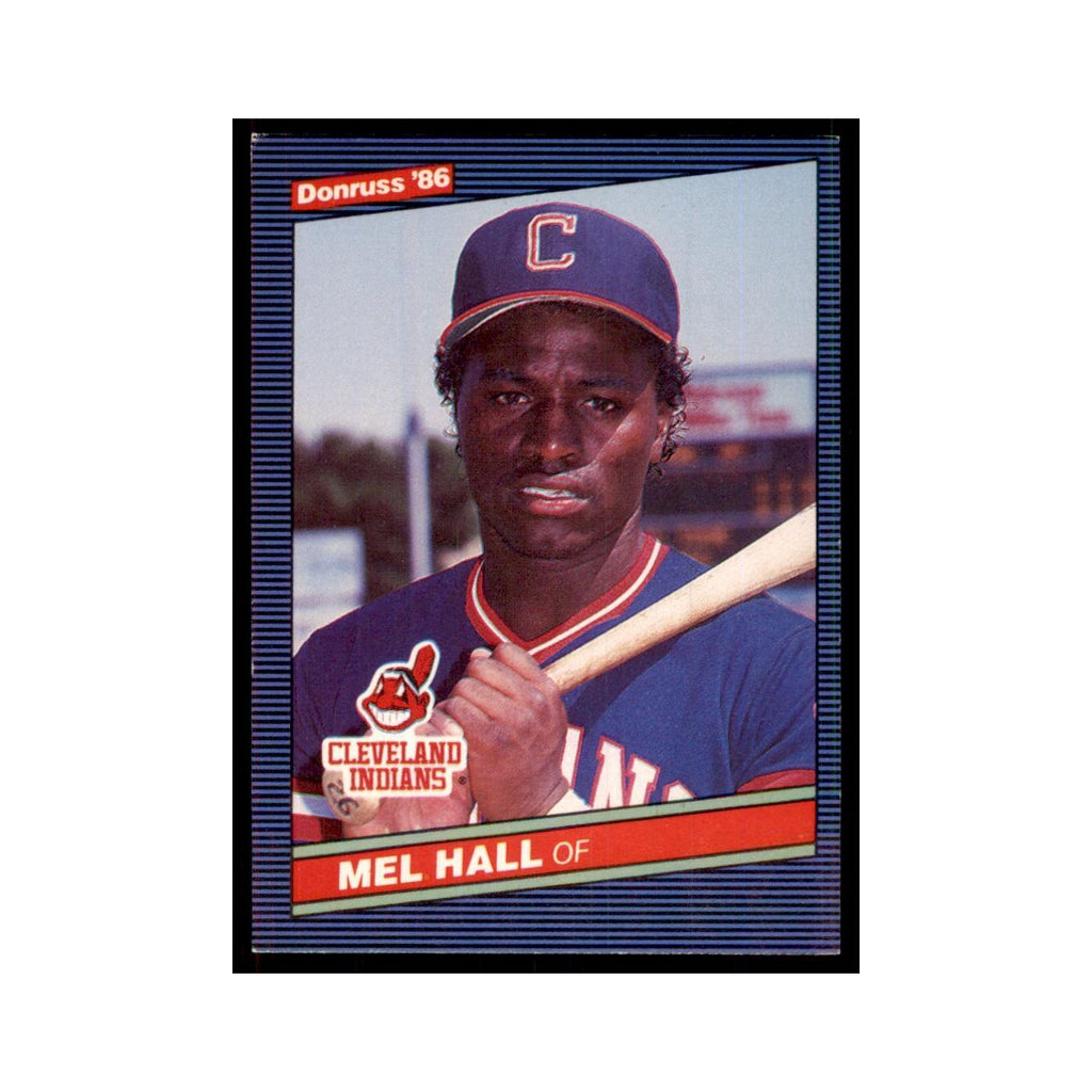 1986 Donruss Mel Hall Indians #276
