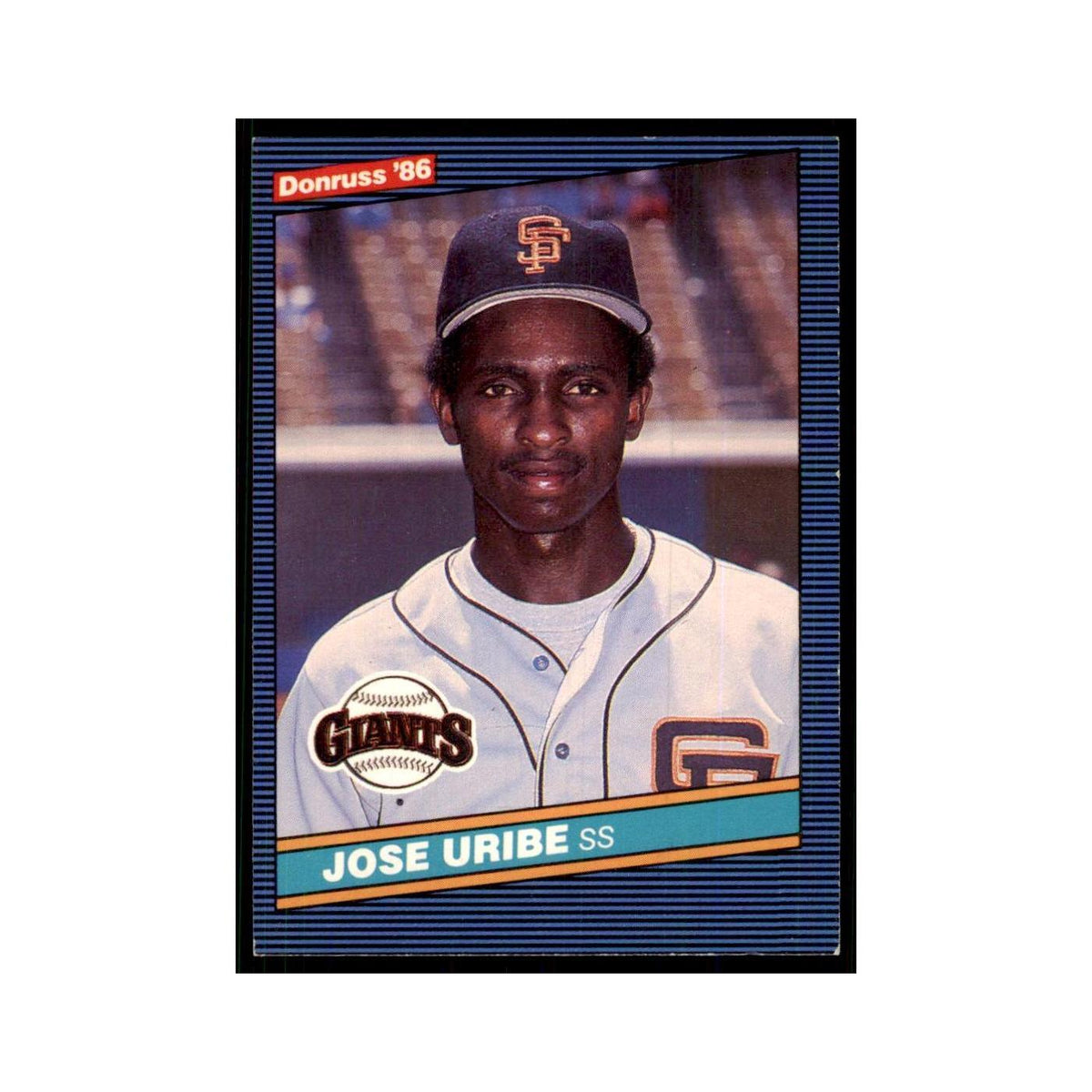 1986 Donruss Jose Uribe RC Giants #236
