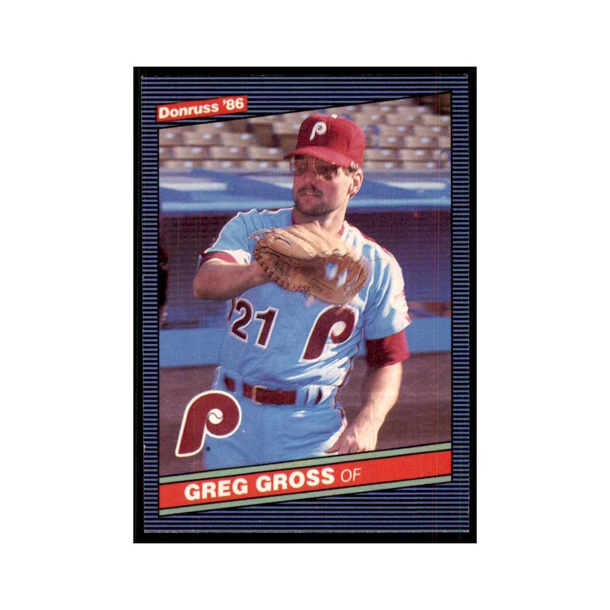 1986 Donruss Greg Gross Phillies #163