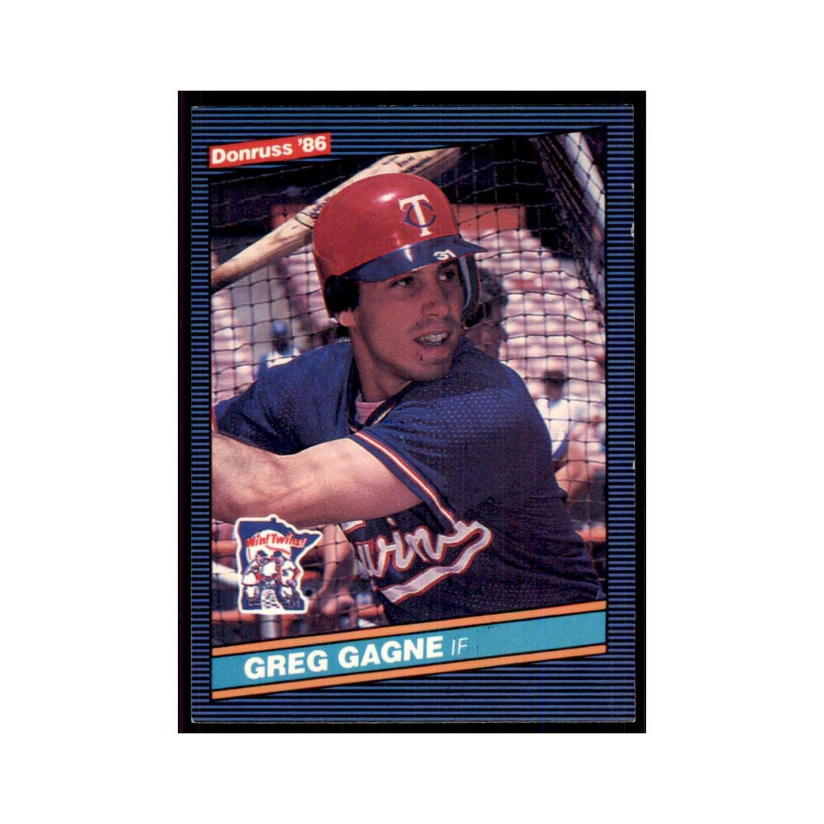 1986 Donruss Greg Gagne Twins #558
