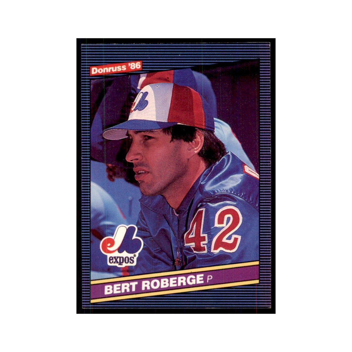 1986 Donruss Bert Roberge Montreal Expos #575