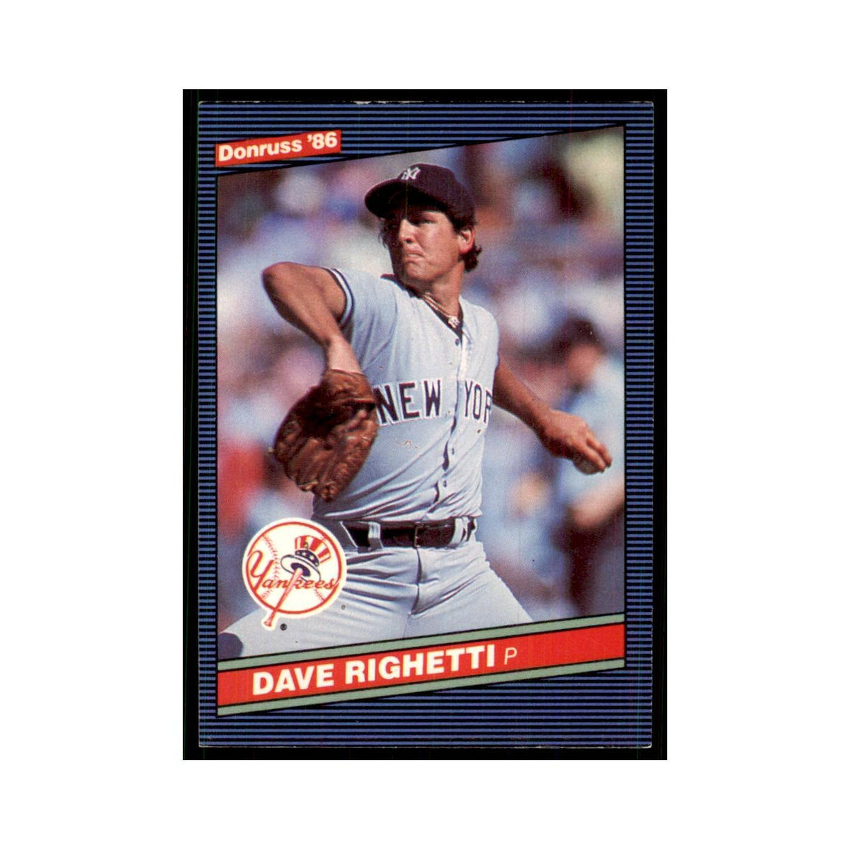 1986 Donruss Dave Righetti Yankees #214