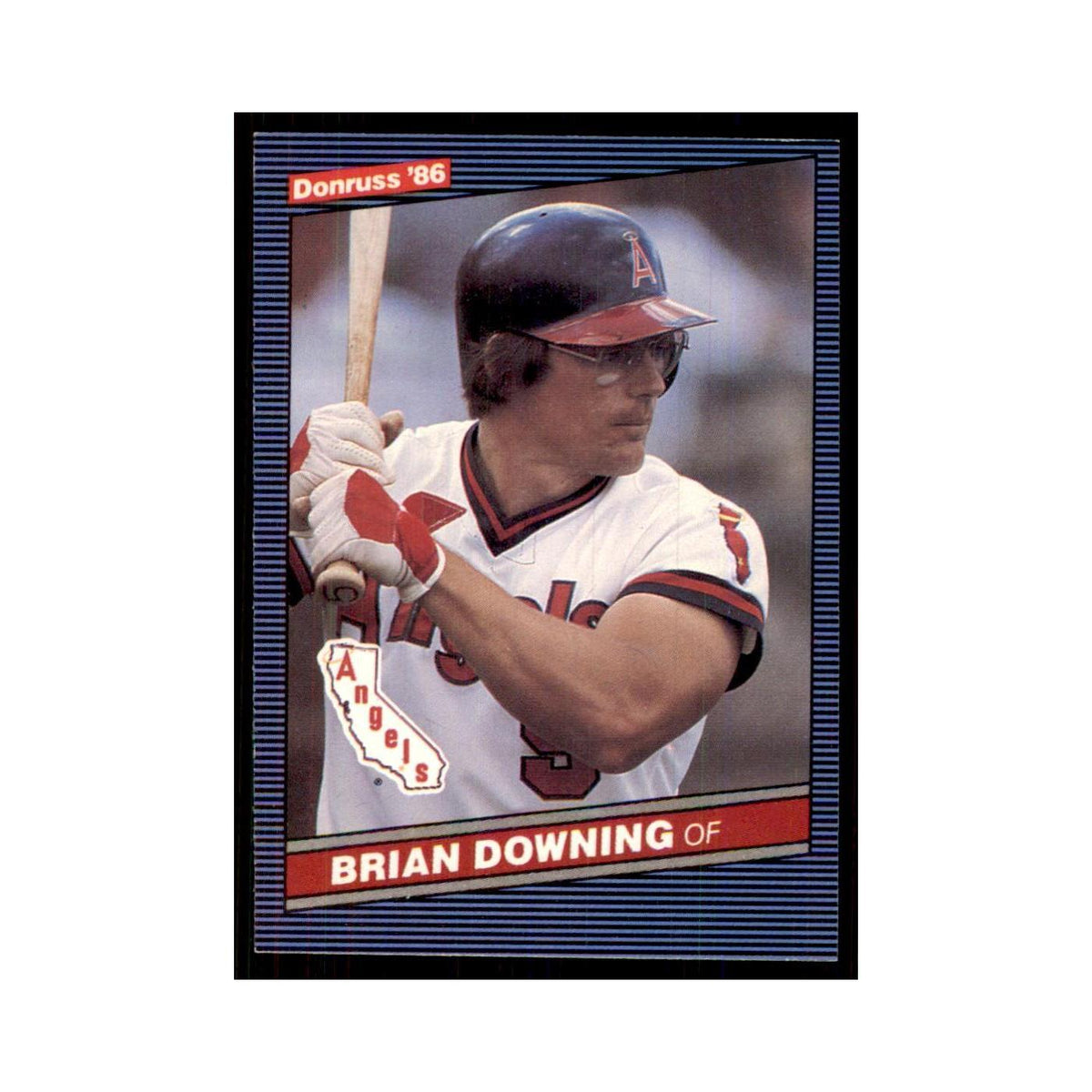 1986 Donruss Brian Downing Angels #108