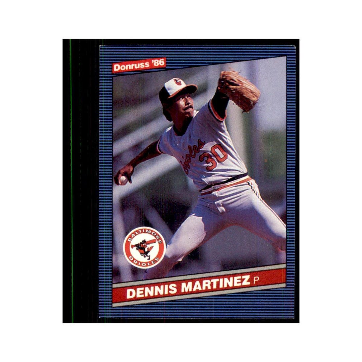 1986 Donruss Dennis Martinez Orioles #454