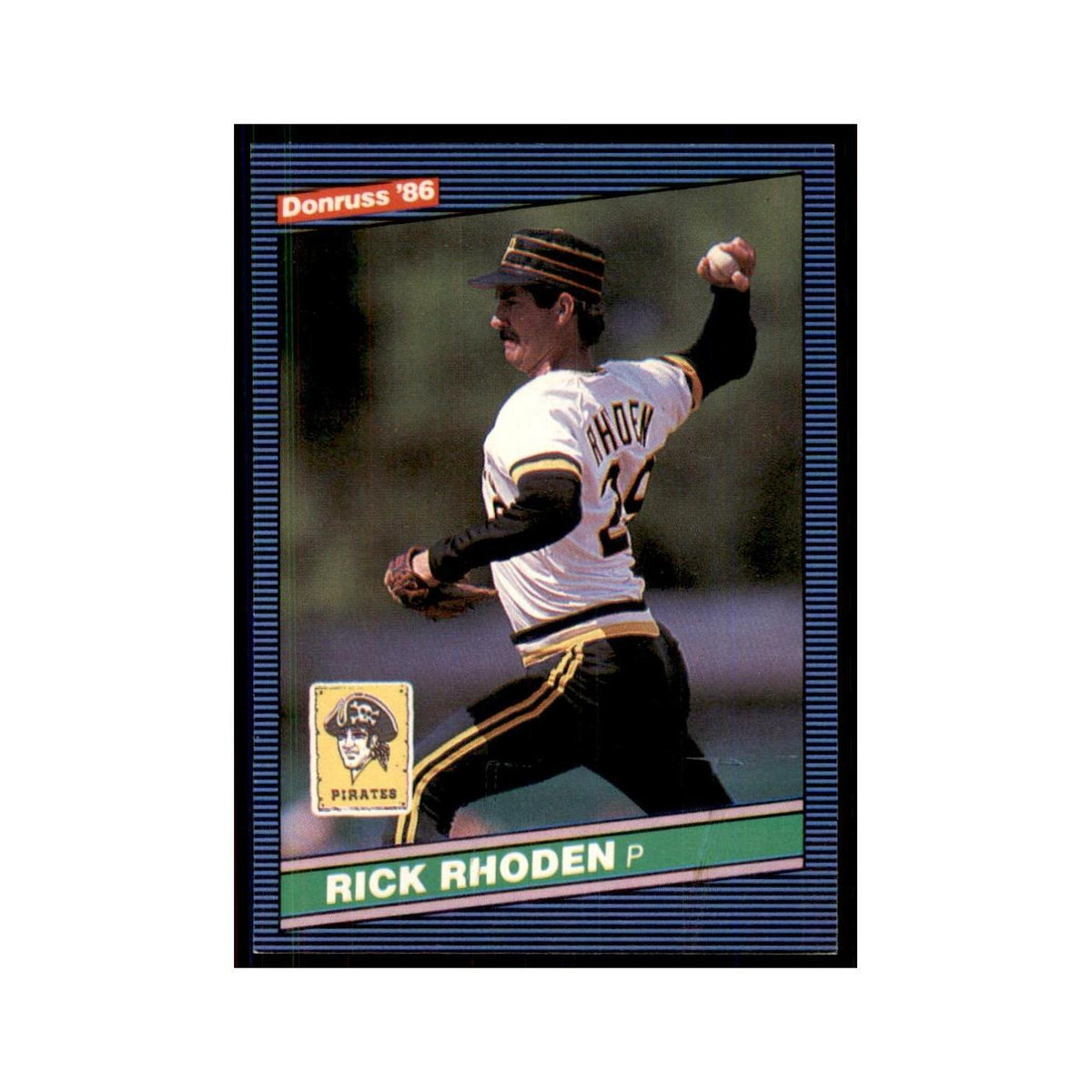1986 Donruss Rick Rhoden Pirates #166