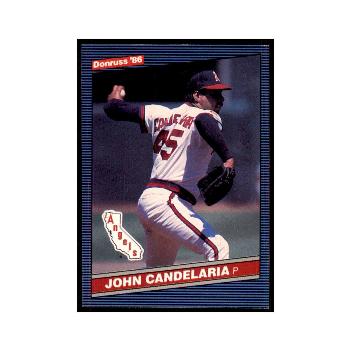 1986 Donruss John Candelaria Angels #499