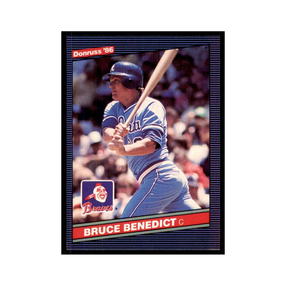 1986 Donruss Bruce Benedict Braves #554