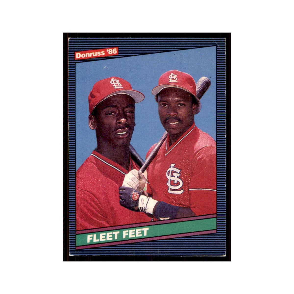 1986 Donruss Fleet Feet (Willie McGee/Vince Coleman) Cardinals #651