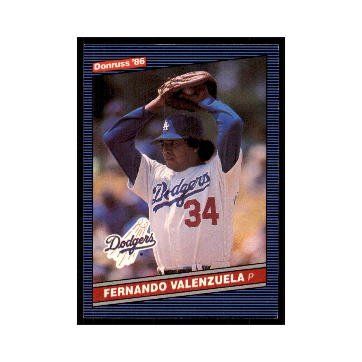 1986 Donruss Fernando Valenzuela Dodgers #215