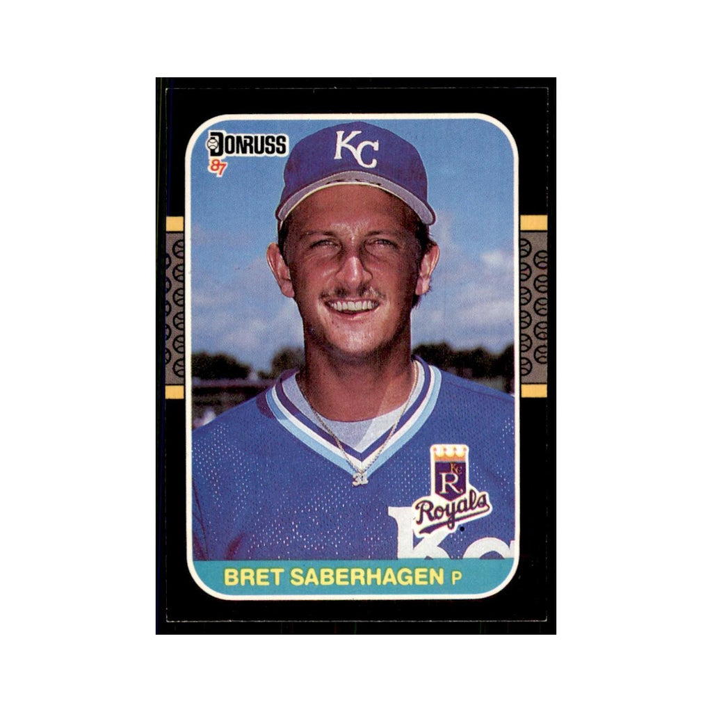 1987 Donruss Bret Saberhagen Baseball Cards #132