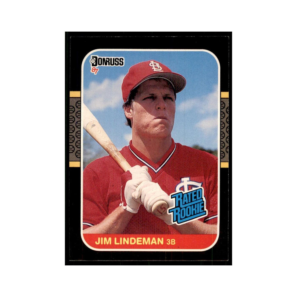 1987 Donruss Jim Lindeman Baseball Cards #37