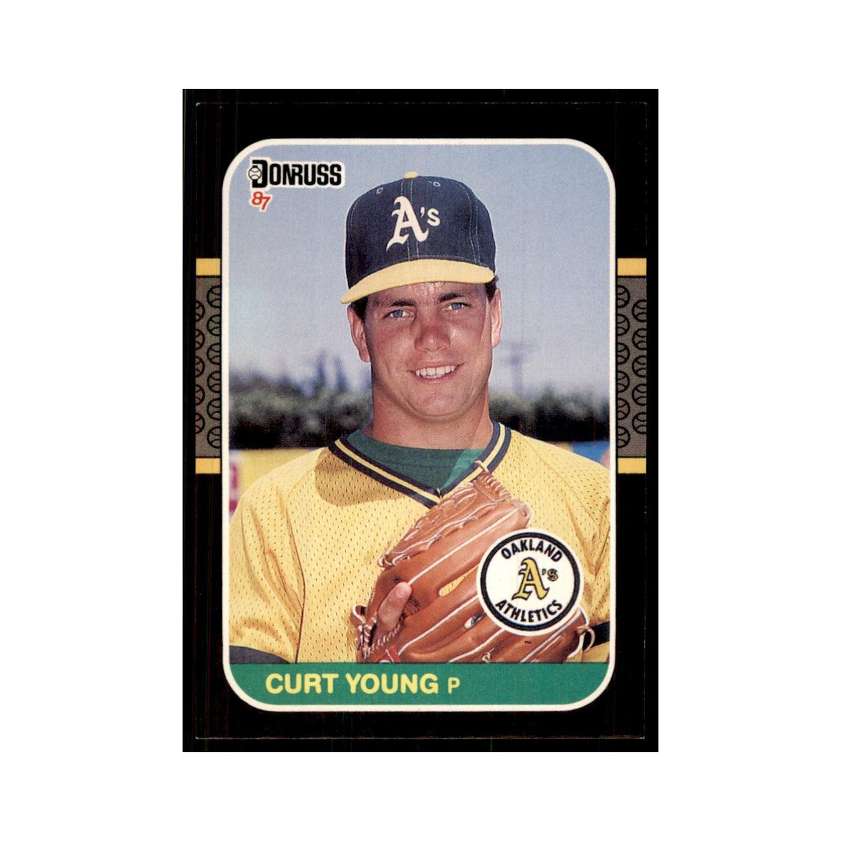 1987 Donruss Curt Young Baseball Cards #344