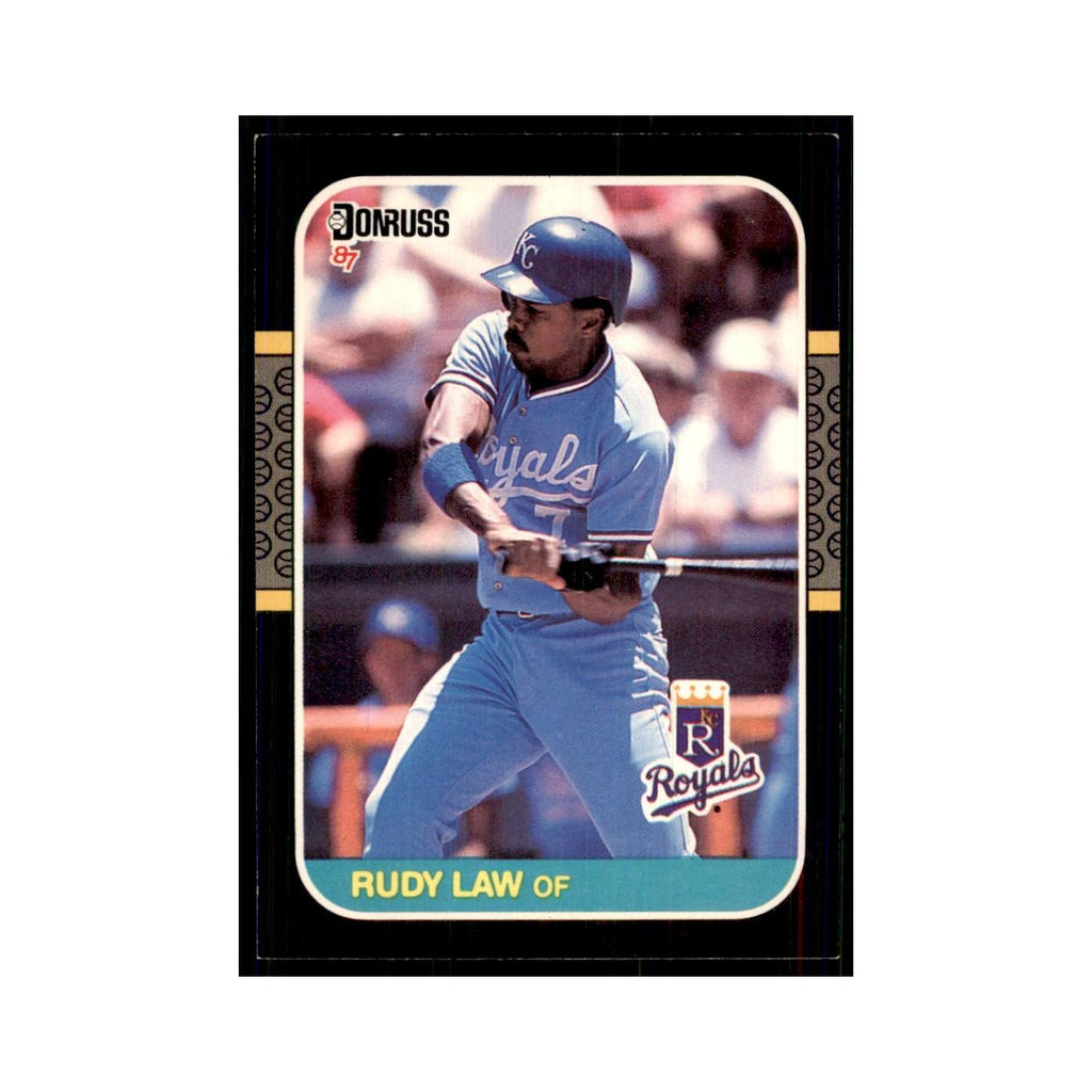 1987 Donruss Rudy Law Baseball Cards #343