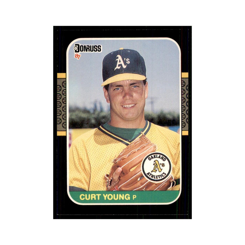 1987 Donruss Curt Young Baseball Cards #344