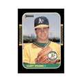 1987 Donruss Curt Young Baseball Cards #344