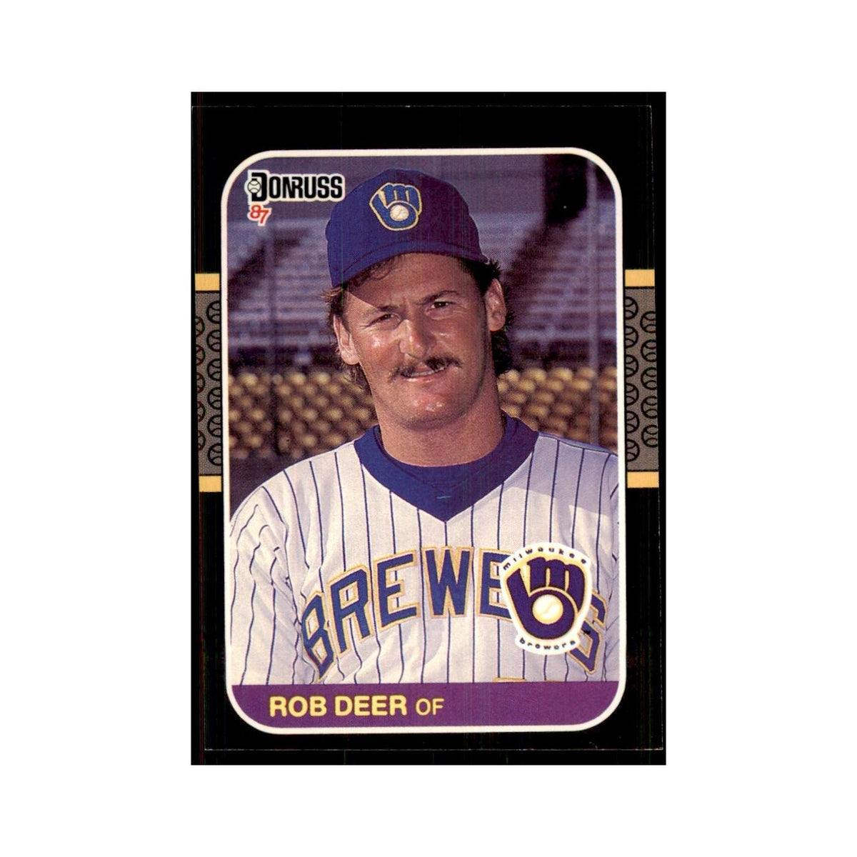 1987 Donruss Rob Deer Baseball Cards #274
